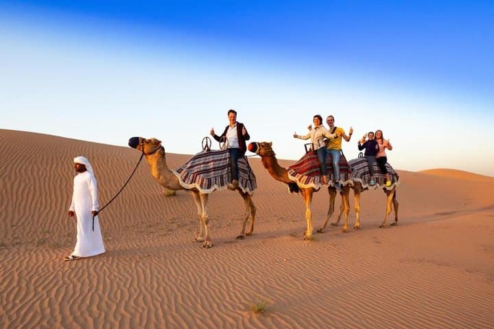 Dubai Desert Safari: 4x4 Pickup/Drop,Camel Ride, BBQ & Live Shows