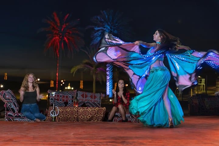 Dubai Desert Camp Dinner with BBQ, Dinner, Camel Ride & Shows