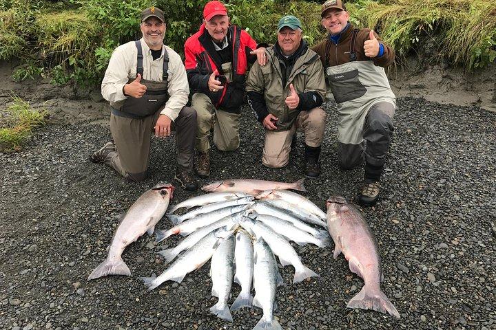 Heldags Alaska laksefiskeri på Kenai-halvøen