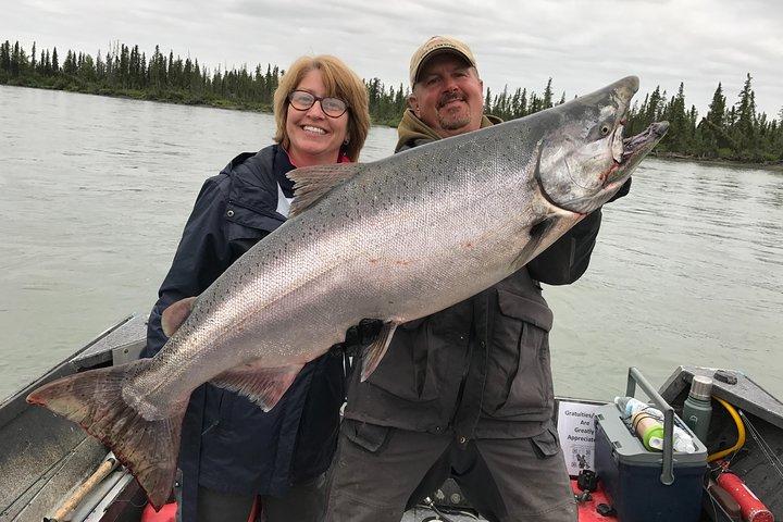 Heldags Alaska laksefiskeri på Kenai-halvøen