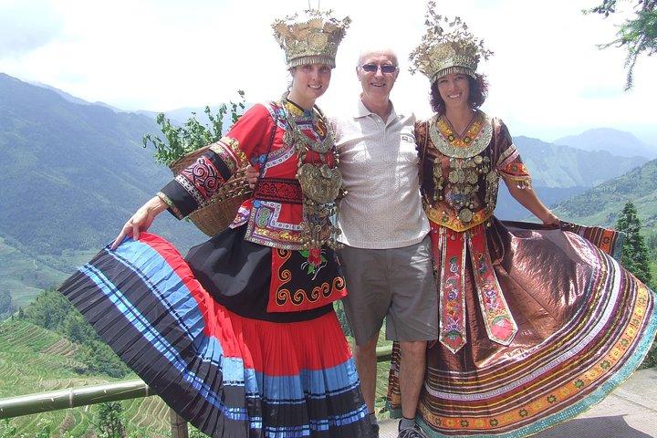 Privétour naar de rijstterrassen van Guilin Longji en het minderheidsdorp Yao