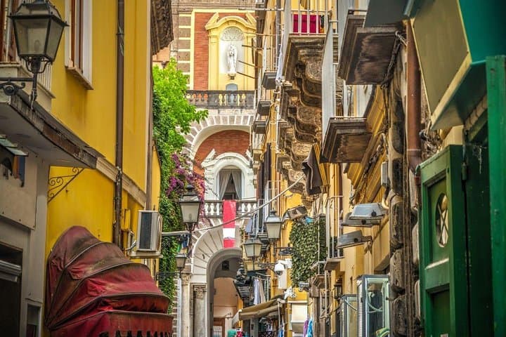 Day trip from Naples: Pompeii & Sorrento - private tour