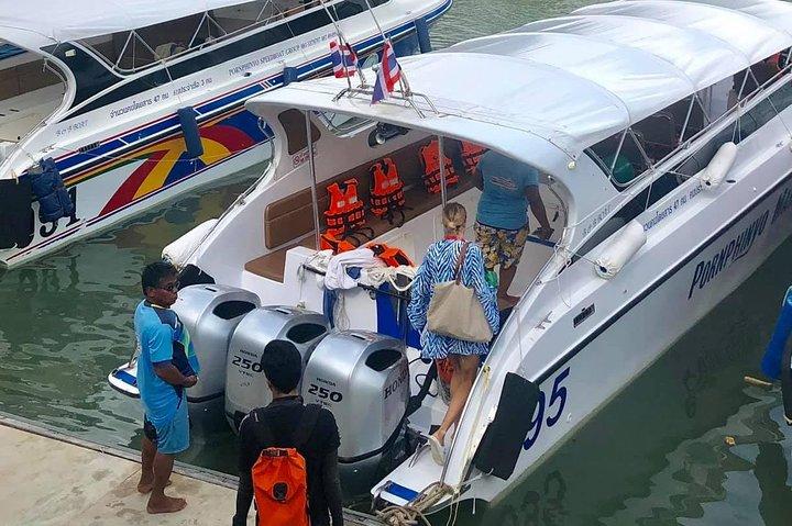 Private Speed Boat Charter naar Monkey Beach Phi Phi Island
