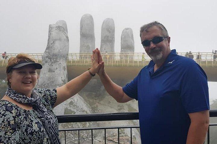 Privat tur / retur til Golden Bridge Ba Na Hills & Marble Mountain