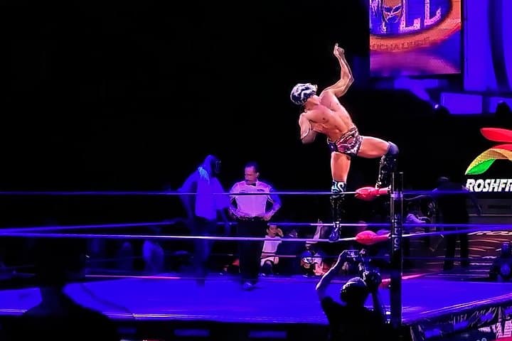 Lucha Libre wrestling show, tacos and beer with artist