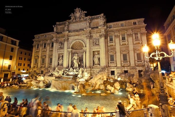 Rome by Night Private Tour with Hotel Pick Up