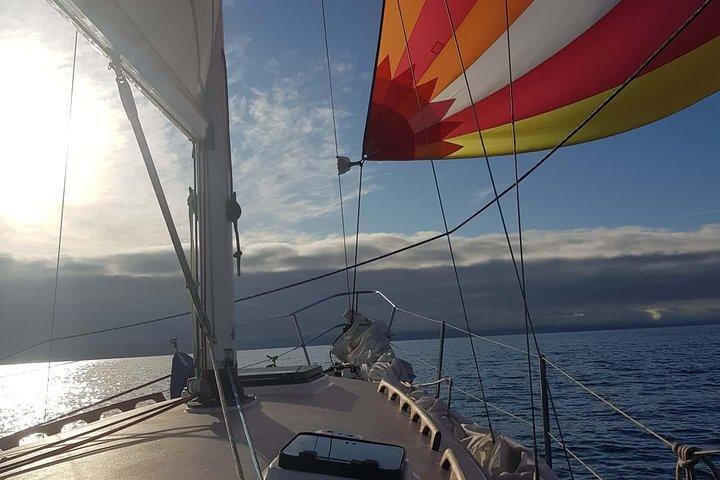 4-stündiges Segelabenteuer auf der Straße von Juan de Fuca