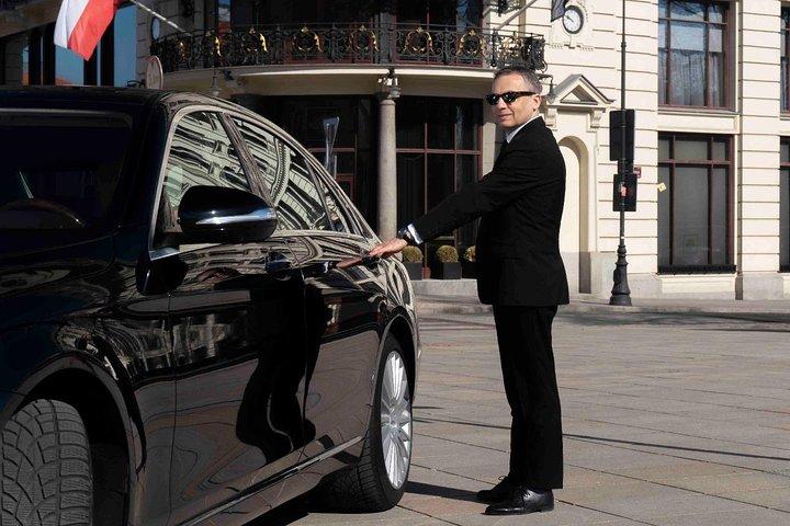 Luxus-Flughafentransfer Warschau Chopin mit privater Limousine