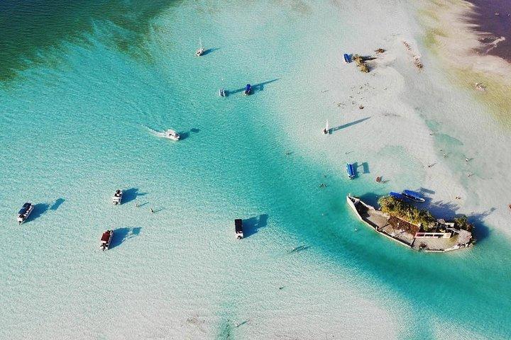 Tour de 1 dia a Bacalar, Cenotes e Lagoa de 7 cores com almoço em Cancun