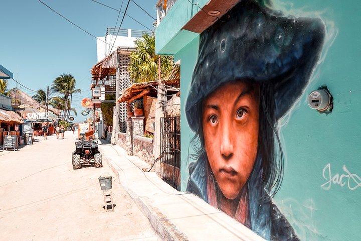 Excursion d'une journée à Holbox et Passion Island avec cénote, transport et déjeuner