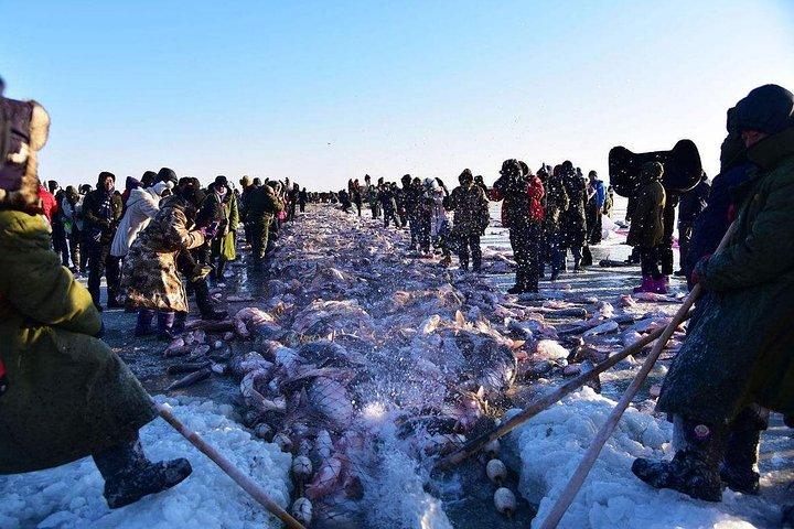 Chagan Lake Winter Fishing Culture Experience from Harbin