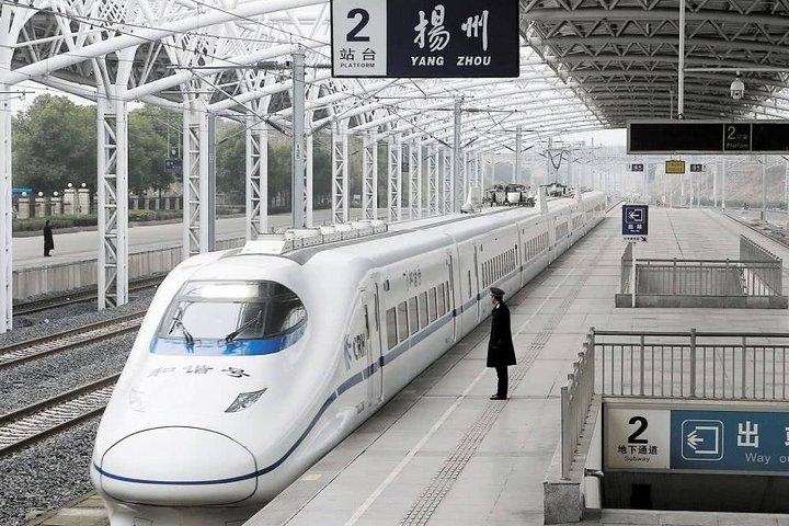 Transfert privé au départ de la gare de Yangzhou depuis l'hôtel de la ville