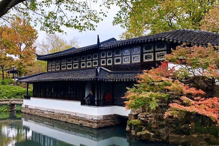 Excursion privée d'une journée à Suzhou et à Zhouzhuang Water Town au départ de Wuxi