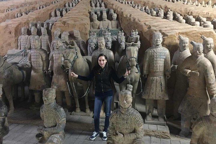 Tour privato di un giorno dei guerrieri di terracotta e della città di Xi'an