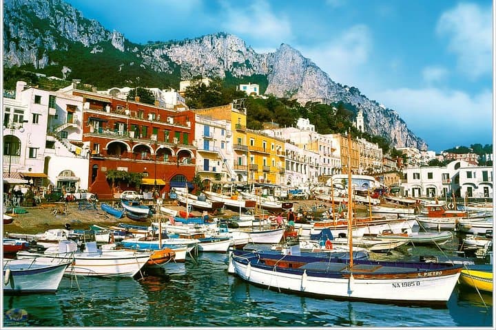 Naples Port Shore Excursion : Capri Island and Blue Grotto Full-Day