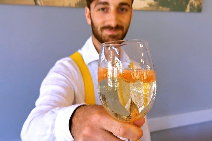 Make a Fried Pizza with Limoncello Spritz in Sorrento