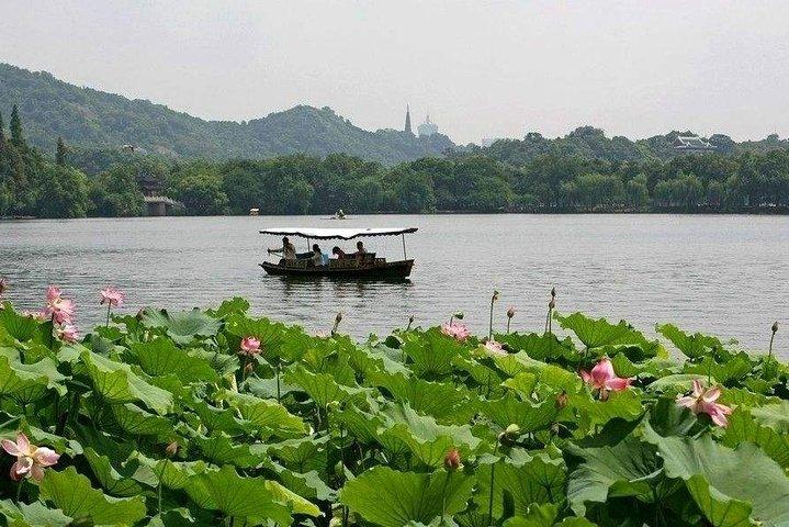 Excursão privada de meio dia em Hangzhou com cruzeiro no Lago Oeste e Templo Lingyin