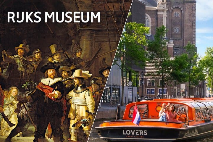 Rijksmuseum Amsterdam Ticket and Canal Cruise with Audio Guide