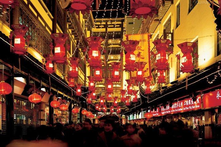 Visite nocturne privée de Shanghai avec prise en charge