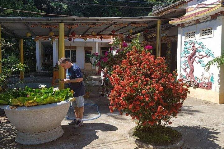Privéautotransfer naar Da NangCity Marble Mountain-Monkey Mountain-Dragon Bridge