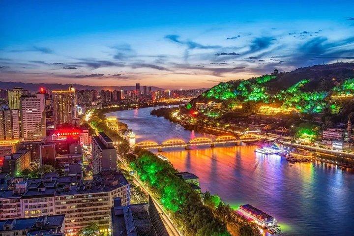 4-stündige private, beleuchtete Lanzhou-Tour: Gelber Fluss und Food Street mit Abendessen