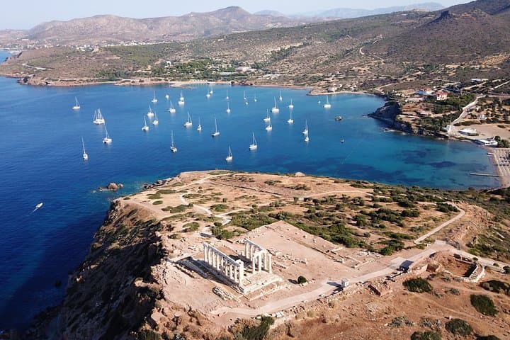 Temple of Poseidon and Cape of Sounion private sunset Tour