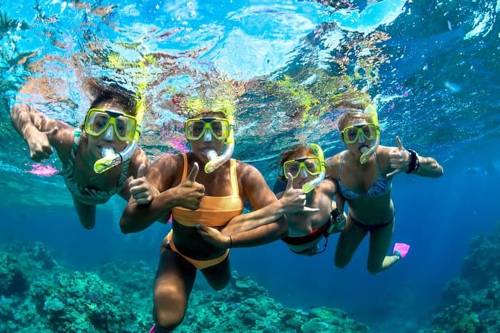 Full Day Reef Cruise and 10 Minute Helicopter Scenic Flight