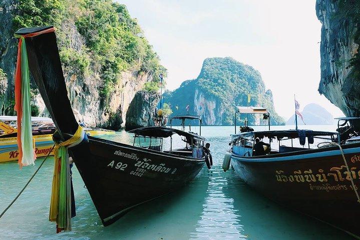 Excursion privée en bateau à longue queue aux îles Hong de Krabi