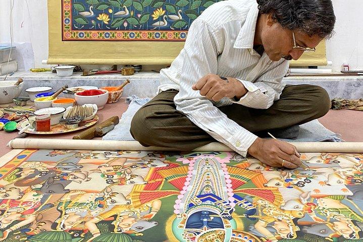 Workshop de Pintura Pichwai em Udaipur
