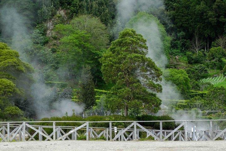Ganztagestour von Ponta Delgada zum Vulkan Furnas und zu den heißen Quellen