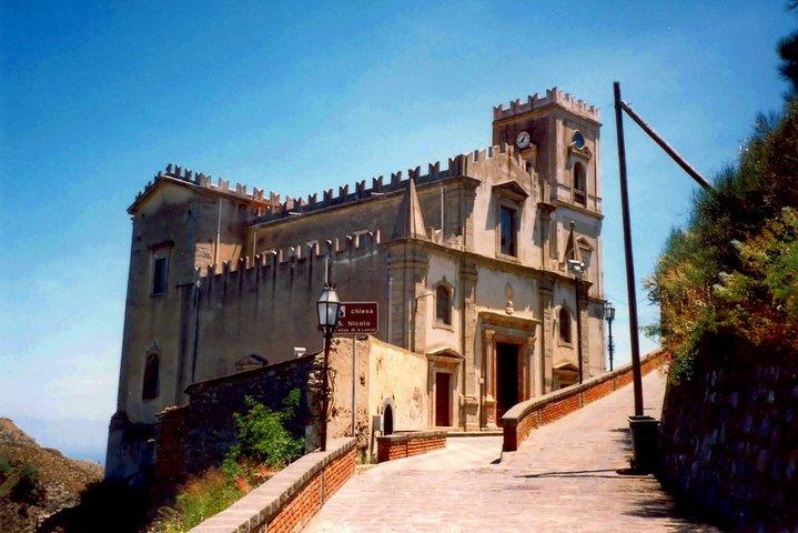 Visite privée des lieux de tournage de Taormina et du parrain au départ de Messine