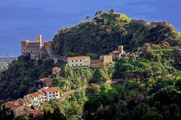 Visite privée des lieux de tournage de Taormina et du parrain au départ de Messine