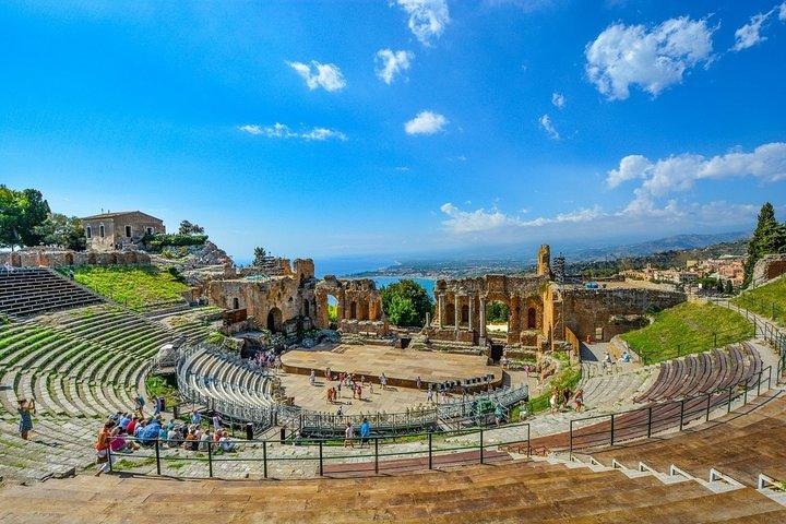 Visite privée des lieux de tournage de Taormina et du parrain au départ de Messine