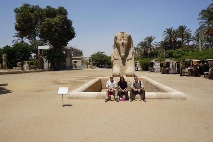Tur till Memphis, Sakkara och Dahshour-pyramiderna med egyptisk lunch från Kairo