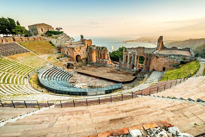Le meilleur de la Sicile orientale: visite privée de Taormina et Castelmola au départ de Giardini Naxos