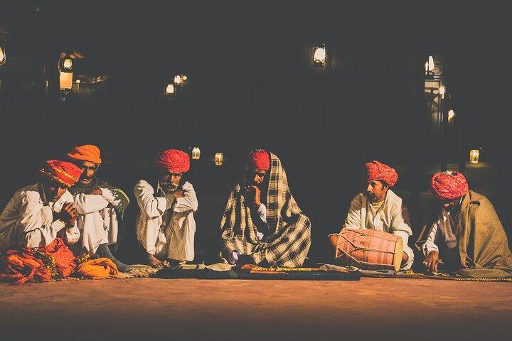 Tour guidato privato notturno di Jaipur
