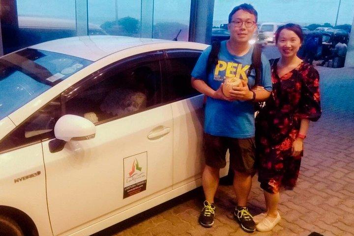 コロンボ空港(CMB)とネゴンボのジェットウィングブルー間の送迎