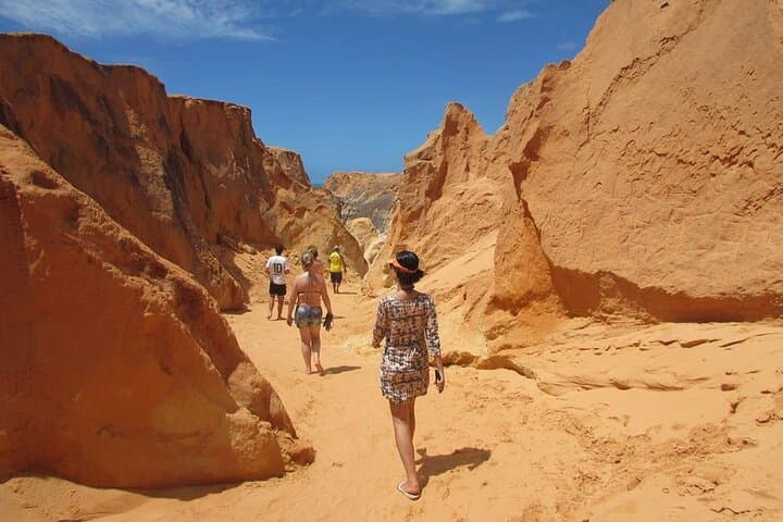 Walk to Morro Branco Beach & Praia das Fontes
