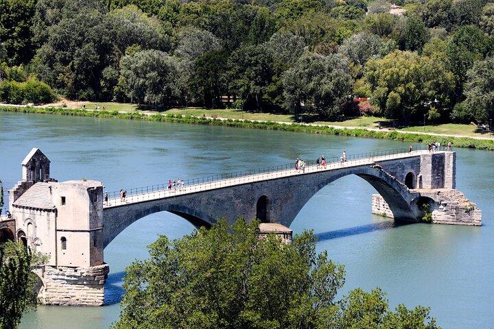 Avignon Palais des Papes, mercado de alimentos e Isle sur la Sorgue