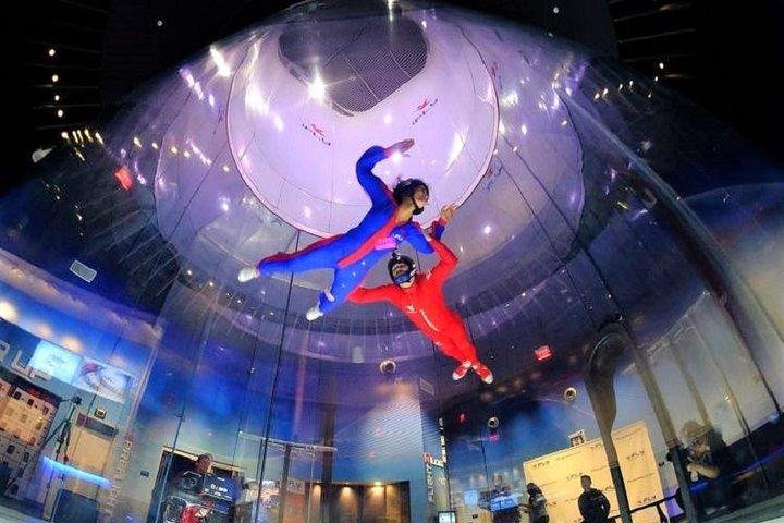 Seattle Indoor Skydiving-ervaring met 2 vluchten en persoonlijk certificaat