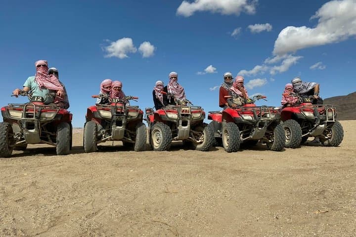 Morning Quad Bike Desert Safari Tour From Luxor Hotel or Nile Cruise