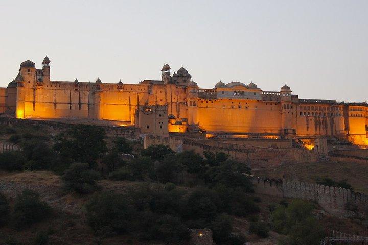 Sound & Light Show På Amber Fort, Jaipur