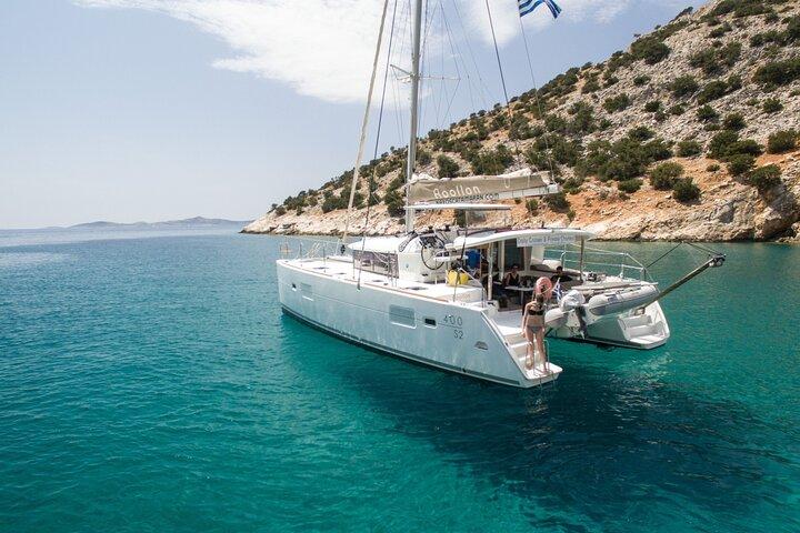 Gemeinsamer Katamaran All-inclusive-Tagesausflug nach Naxos oder Paros