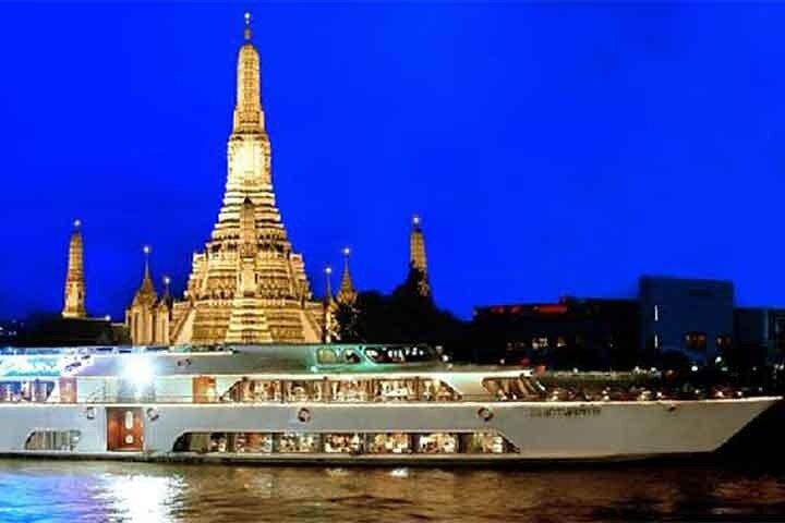 Grand Pearl Bangkok Dinner Cruise com transferência de hotel