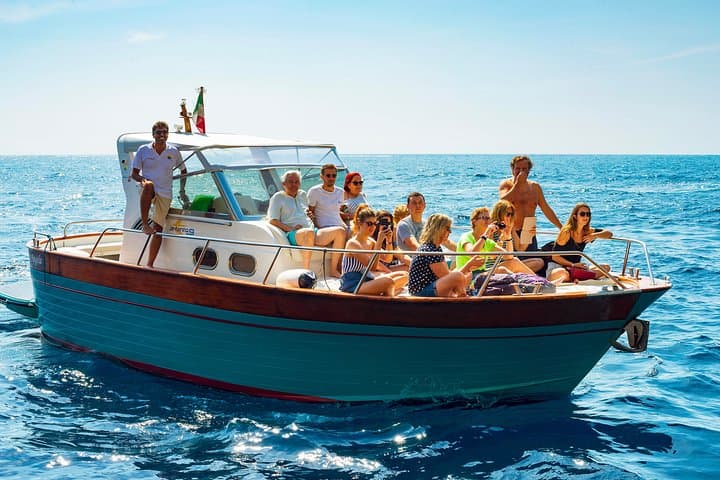 Full day Small Group Boat Tour of the Amalfi Coast from Naples