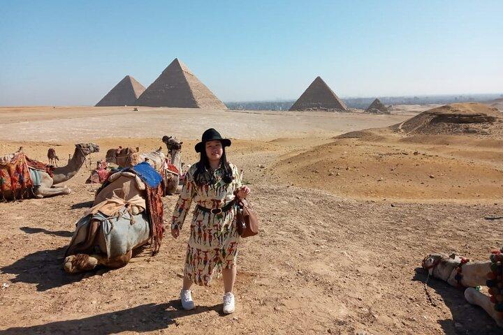 Private Tour Pyramiden von Gizeh, Sphinx, Kamelritt, Mittagessen, Quad und Basar