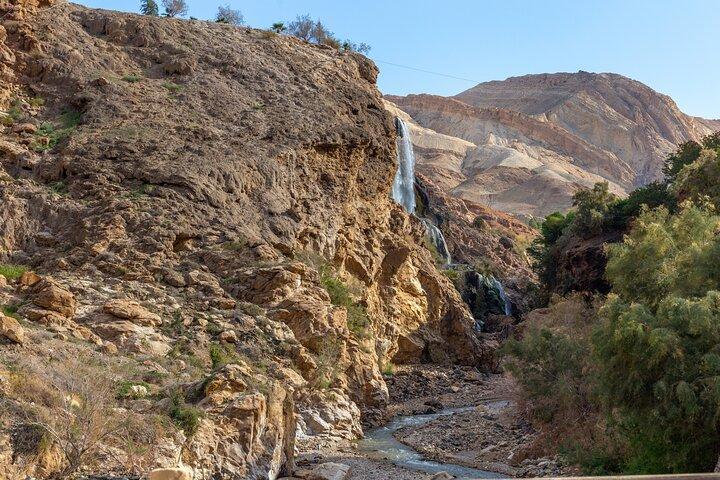 Tour privato di una notte alle cascate Ma'in e alle sorgenti termali da Amman