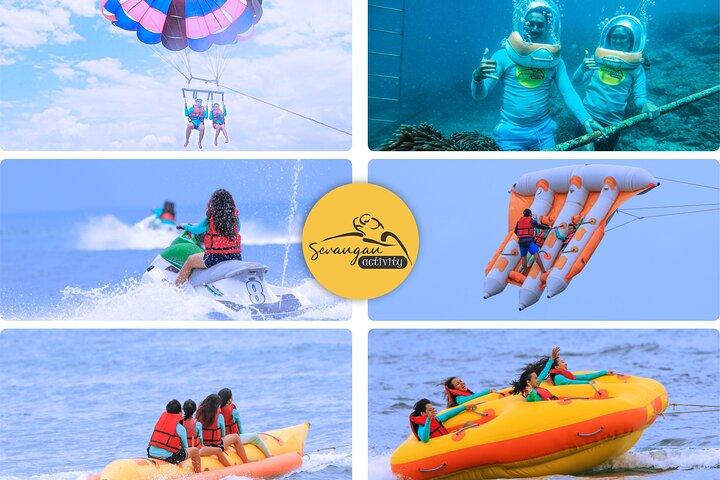 Pacchetto di sport acquatici Bali con trasporto a Tanjung Benoa