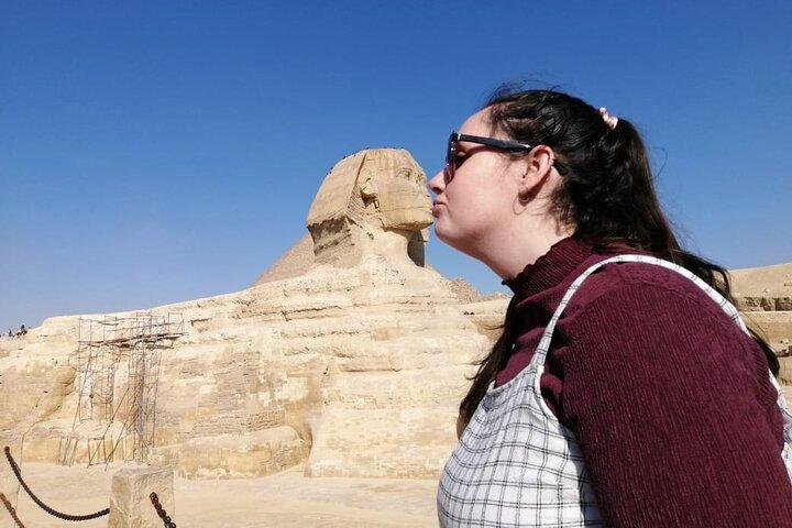ラクダ乗りと昼食付きのプライベート半日旅行ギザのピラミッド
