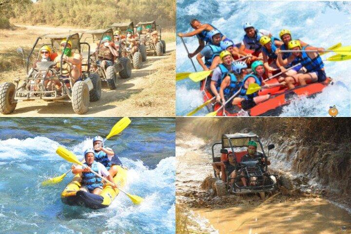 Do lado : Rafting & Buggy Safari & Zipline com almoço e transfer